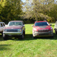 The white Jeep hanging out with two siblings and a strange looking Fiat.